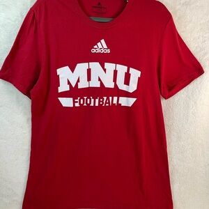 Adidas Amplifier Tee in Bold Red